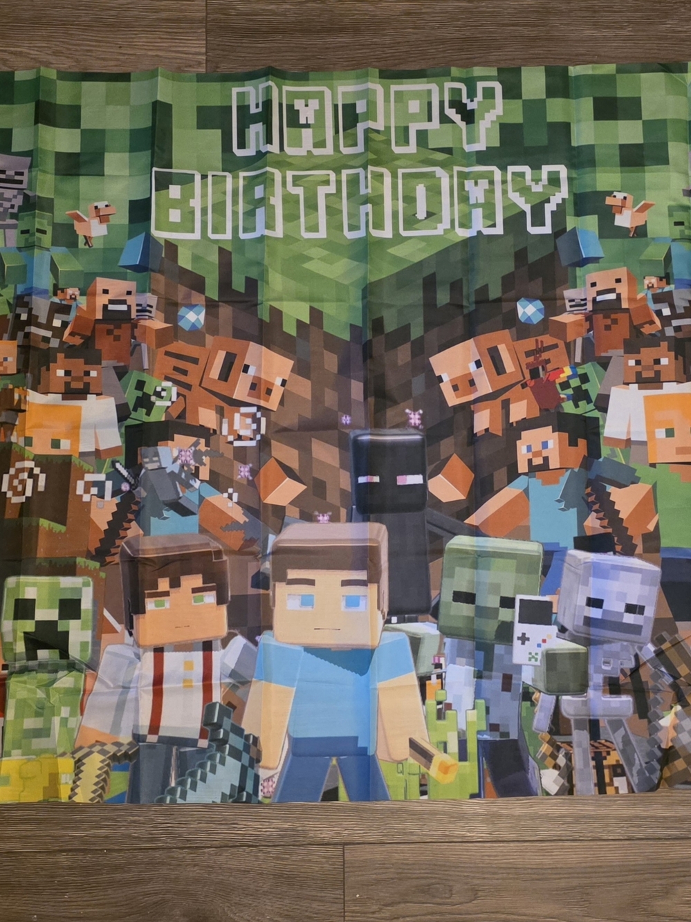 Roblox Birthday Party Decorations Backdrop Tablecloth Balloons Banner Inflatable